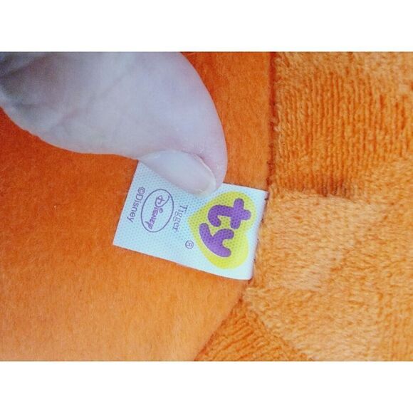 TY Beanie Ballz Disney Tigger Ball Shape 12-13"" Plush Stuffed Animal Orange - Picture 5 of 6